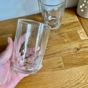 Vintage Paar Wassergläser. Traumhaftes Vintage Glas. Retro Glas