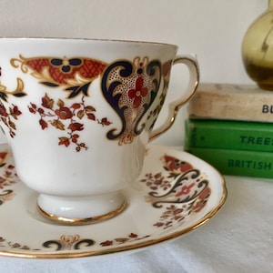 Colclough Teetasse mit Untertasse Vintage. 1960er Jahre „Royale“
