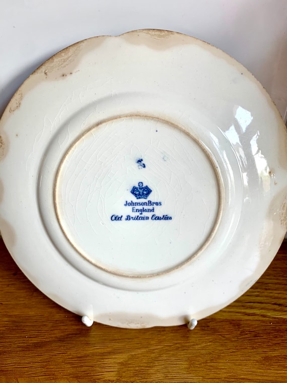 Vintage Johnson Brothers 'old Britain Castles' Tea Plate - Etsy