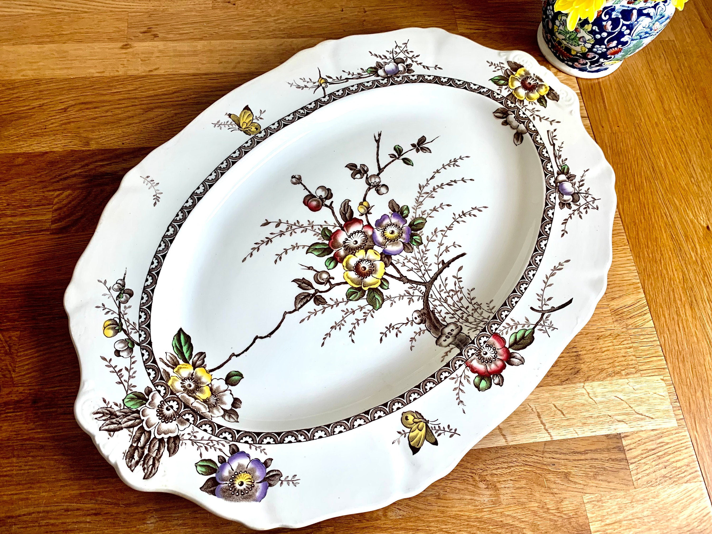 1940 Alfred Meakin Medway. Extra Large Platter. Vegetable Dish