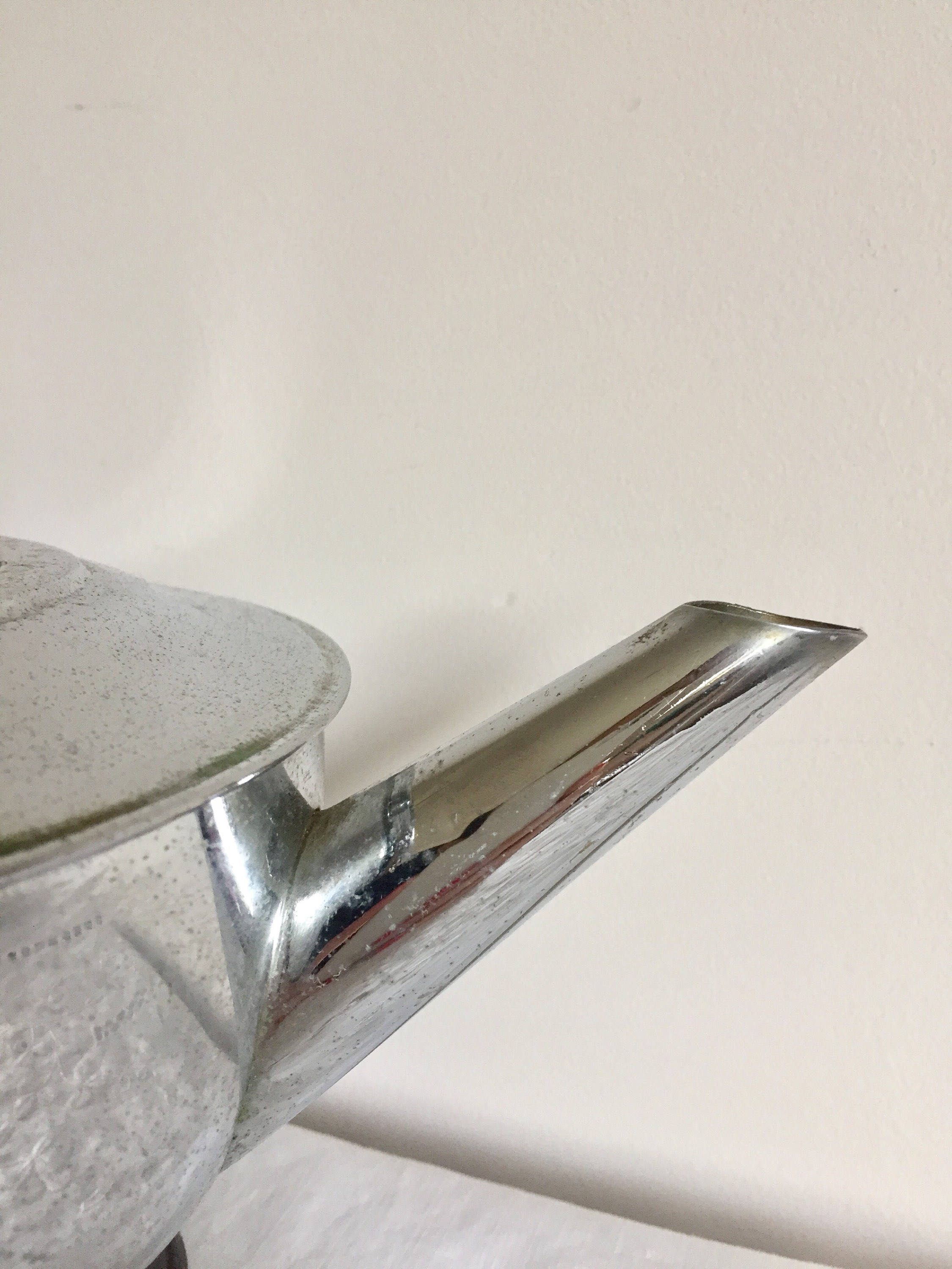 Art Deco Insulated Chrome Teapot With Ceramic Interior and Etsy UK