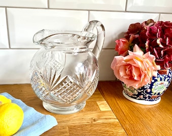 Art Deco vintage pitcher or glass jug