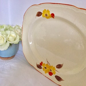 Art Deco Woods ivory ware platter.