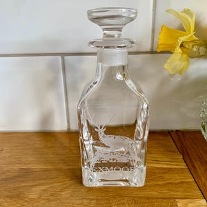 Gorgeous antique cut glass mini decanter.