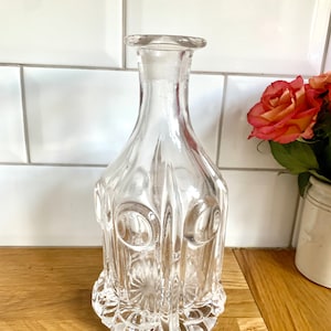 Gorgeous antique cut glass decanter.
