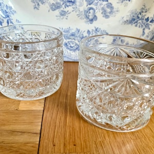 Vintage Vorratsdosen aus Glas.