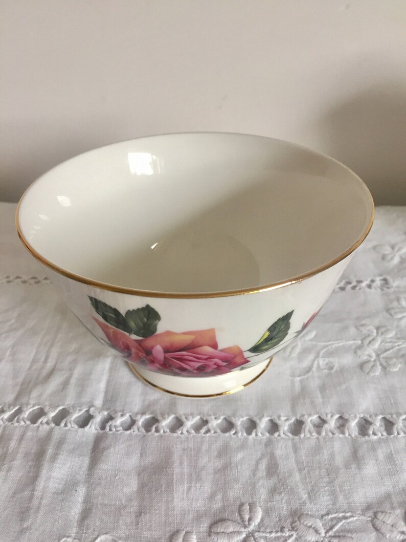 Vintage Crown Essex charlotte milk jug and sugar bowl.