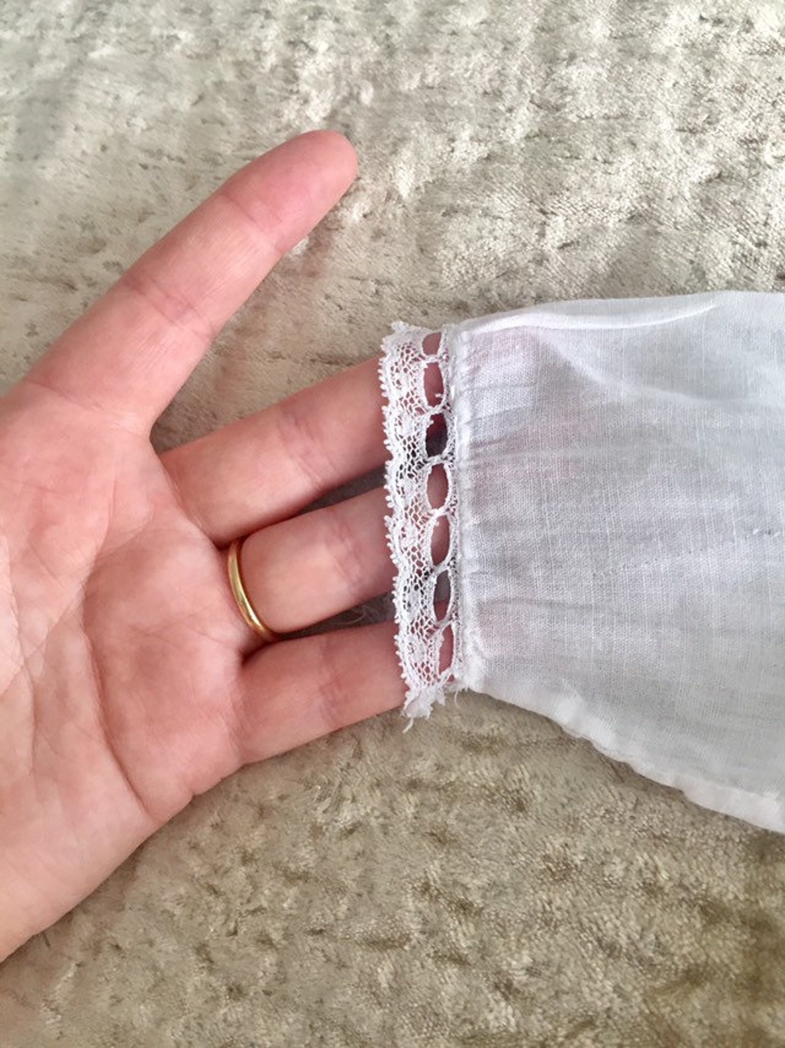 Stunning Antique Victorian Lace and Cotton Christening Gown. - Etsy