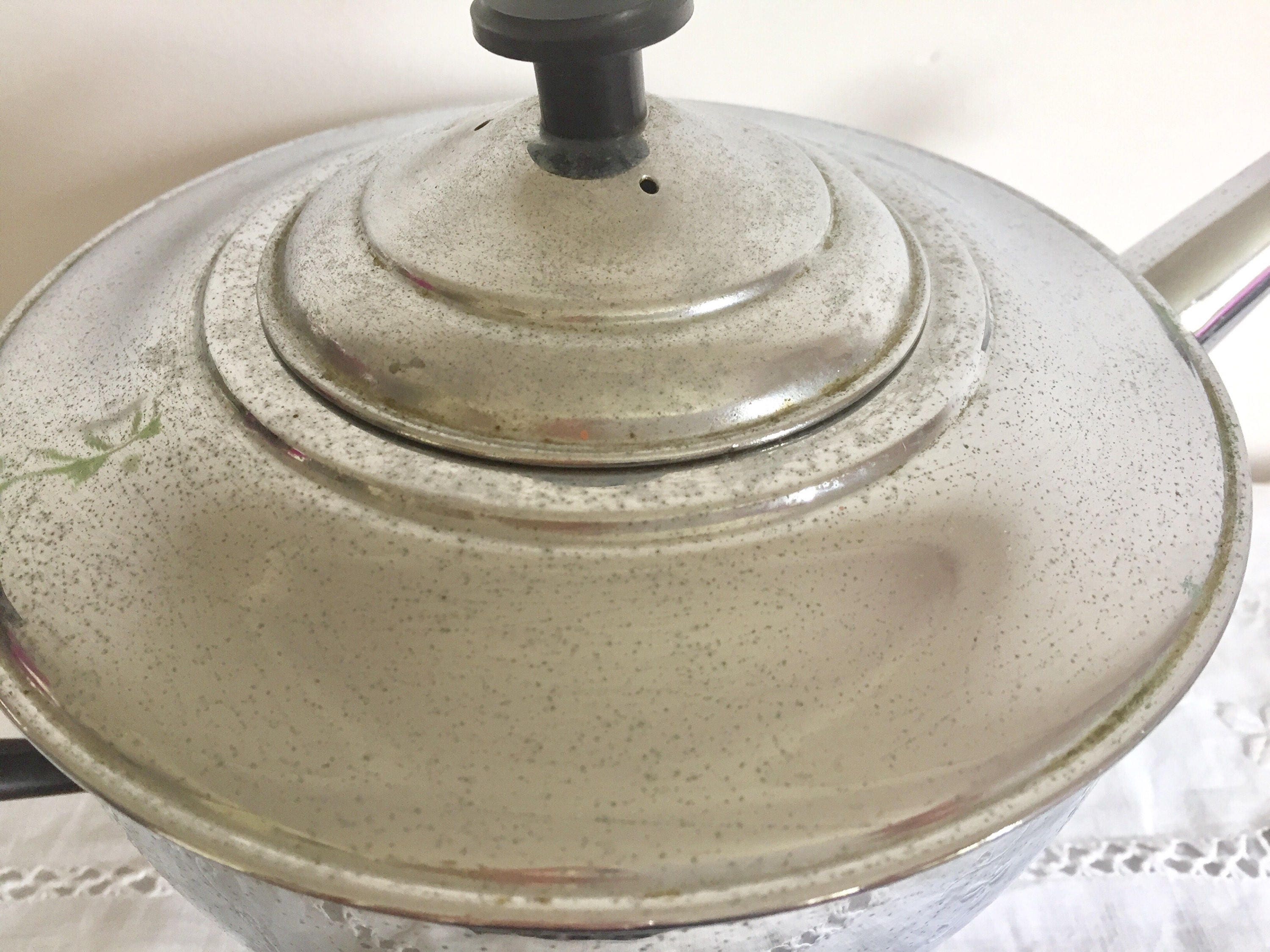 Art Deco Insulated Chrome Teapot With Ceramic Interior and Etsy UK