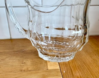 Art Deco vintage pitcher or glass jug