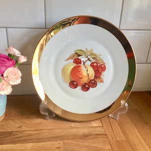 Vintage Bavarian cake plate.