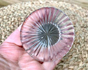 すりガラスの花模様が施されたガラス製デカンタ - Etsy 日本