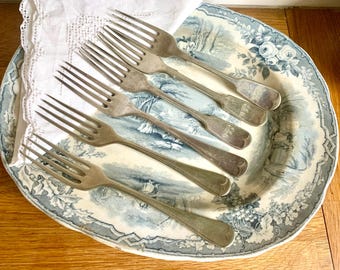 Vintage Mismatched Silber Gabeln. X6