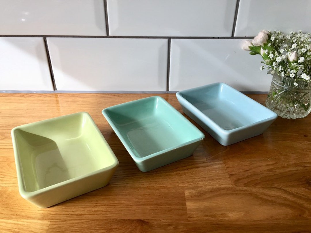 Retro Pastel Serving Bowls. 1950's Dipping Bowls. Etsy UK