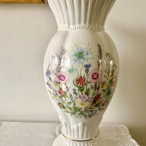 Vintage Aynsley extra large Wild Tudor vase.