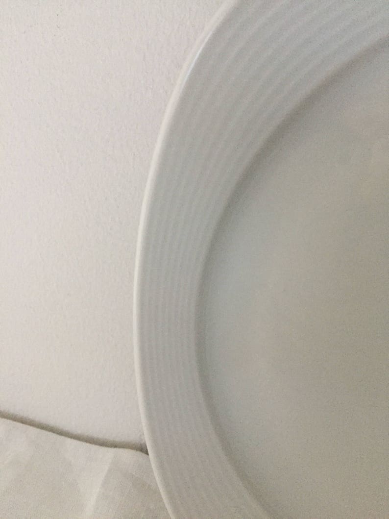 Vintage arzberg white shallow bowls.