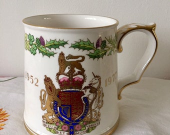 Silver jubilee 1977. Commemorative  tankard. Spode