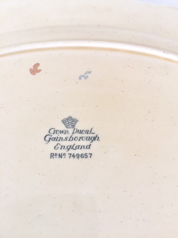 Vintage Crown Ducal Gainsborough Platter - Etsy Vintage Crown Ducal Gainsborough Platter - Etsy