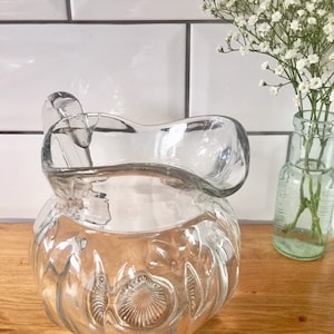 Art Deco vintage pitcher or glass jug