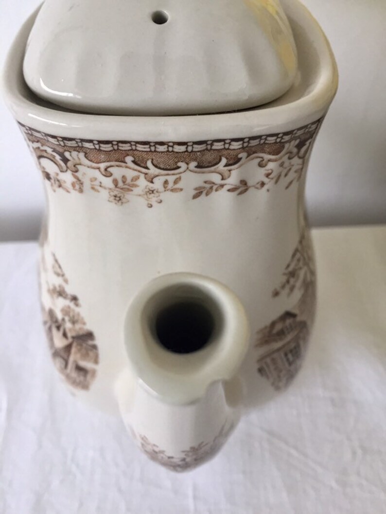 Gorgeous vintage English china coffee pot