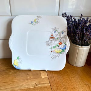 Vintage Art Deco cake plate.