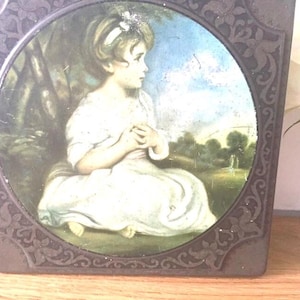 Thornes toffee vintage square tin.