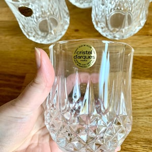 Cristal D&#39;arques Durand loodkristallen whiskyglazen.