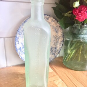 Antique Paterson’s Glasgow. Camp, Coffee & chicory glass bottle.