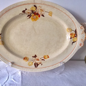 Fabulous vintage J&G Meakin &quot;Sunshine&quot; Serving platter. Vintage plate.