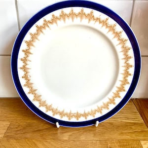 Alfred Meakin vintage side plate. Bleu De Roi