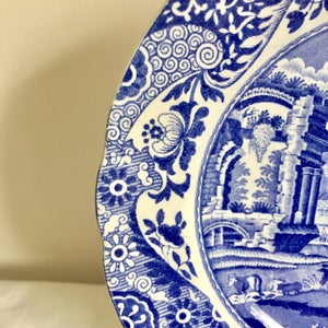 Spode copeland. Italian. blue and white vintage tea plate.