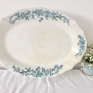 Antique Edwardian Deans Burslem serving plate/platter.