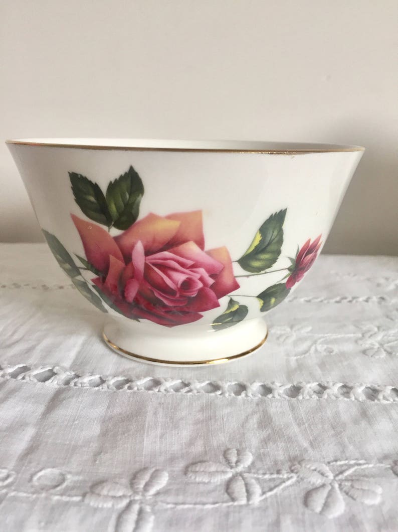 Vintage Crown Essex charlotte milk jug and sugar bowl.