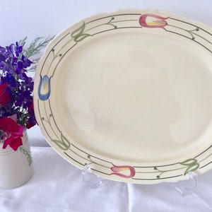 Vintage Art Deco Bristol pountney platter.