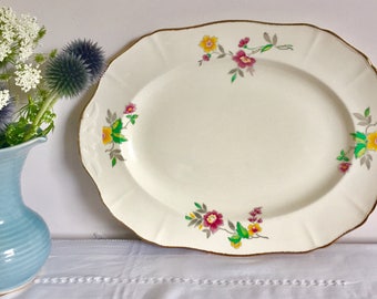 1940 Alfred Meakin vintage large platter. Vegetable dish. Vintage plate