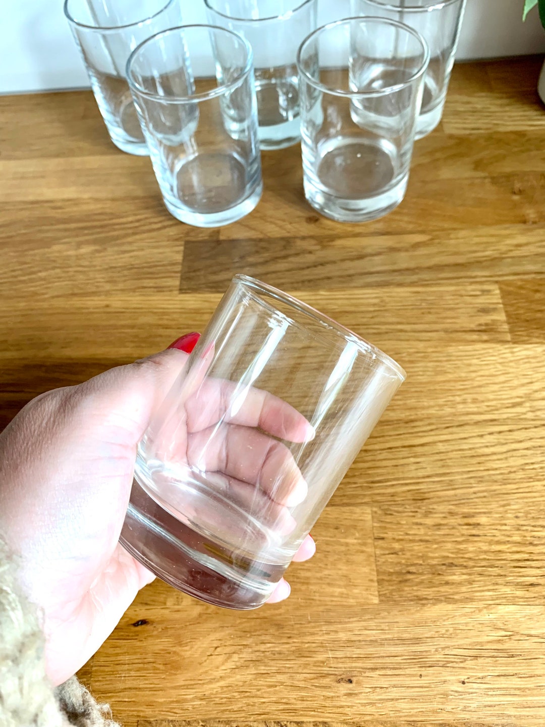 Set of 6 Vintage Water Glasses. Hi Ball Glasses - Etsy Canada