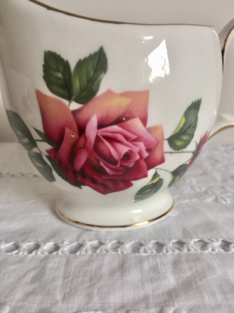 Vintage Crown Essex charlotte milk jug and sugar bowl.