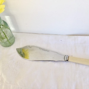 Vintage resin handled fish slice.