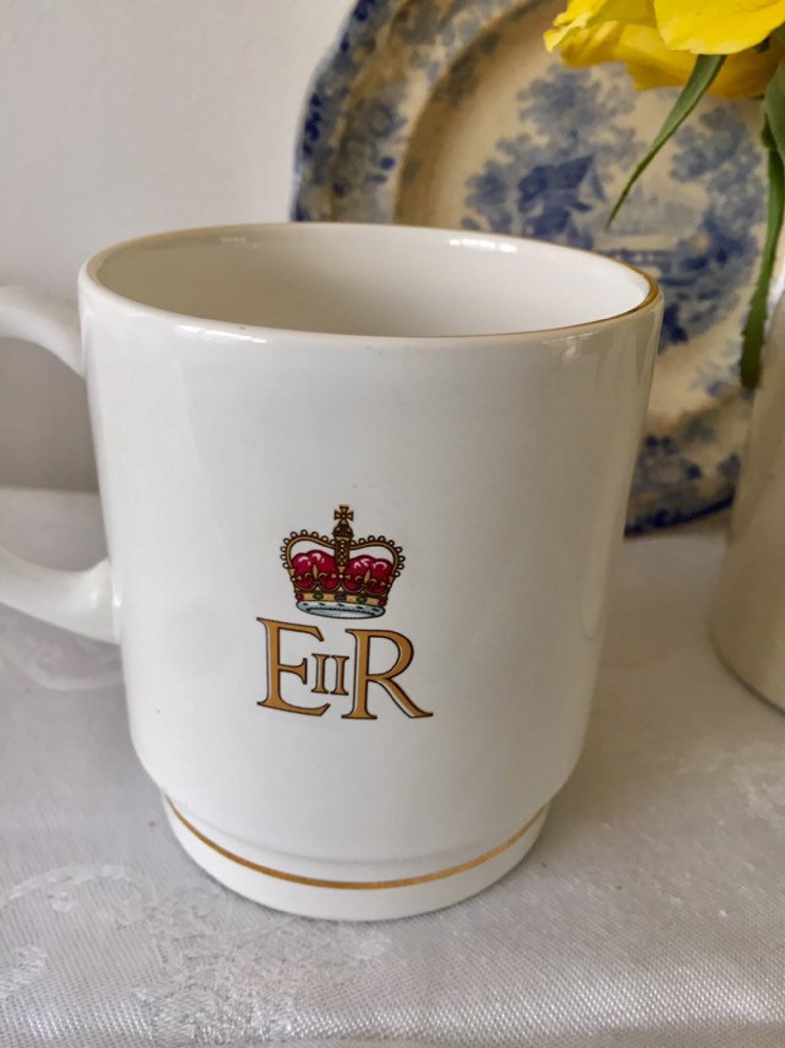 Silver jubilee 1977. Commemorative mug. Elizabeth II. Poole Etsy