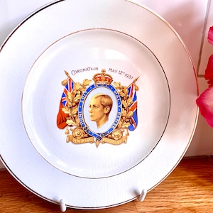 commerative Windsor plate. Coronation Edward VIII  1937.