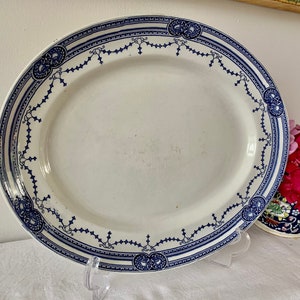 Vintage Art Deco Bristol pountney platter. Marlborough pattern.