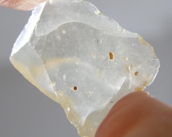 VIDRIO DEL DESIERTO LIBIO - Tectita - 2,8 x 2,2 cm 5,71 g Impacto de meteorito n.º 5