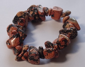 LUXULLIANITE HEALING chip bead bracelet - UK Tourmaline