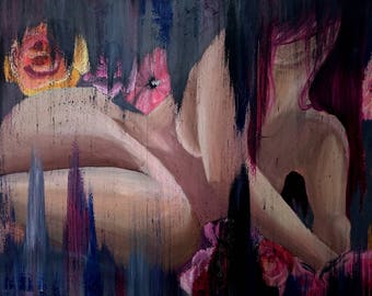 Seduction (oil painting, original, 40 cm x 50 cm)
