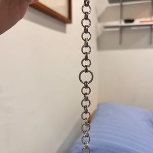 Stainless Steel Chain Ring Choker | Mini O Ring Choker | Ring Choker Necklace