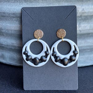 Polymer Clay Ohrringe, Leichte Ohrringe, hypoallergene Ohrringe