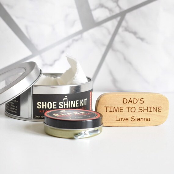 personalised shoe shine kit