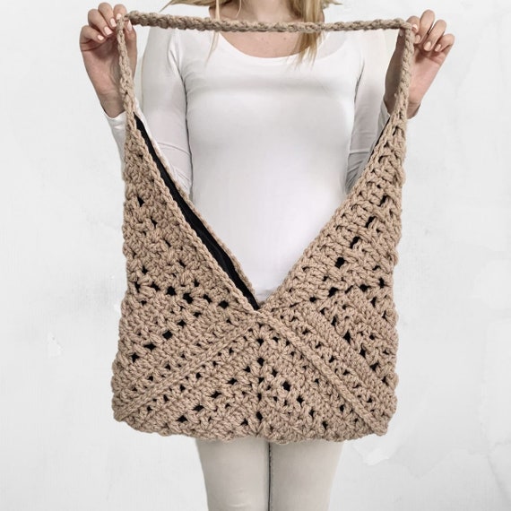 Tulip Square Bag Crochet Pattern Instant PDF Download by Wilmade Granny Square Crochet Bag Purse Pouch Gift Idea Etsy Canada