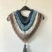 Shell Wave Shawl Crochet Pattern PDF Instant Download by Wilmade Top ...