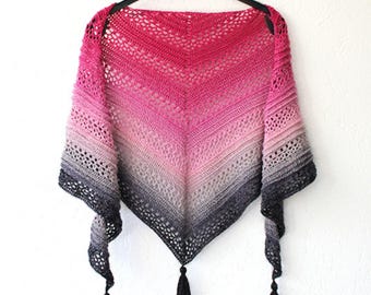 CROCHET PATTERN + VIDEO - This Is Me Shawl - Top-Down Triangle Shawl / Shawlette / Wrap - Pdf Pattern With Instant Download By Wilmade